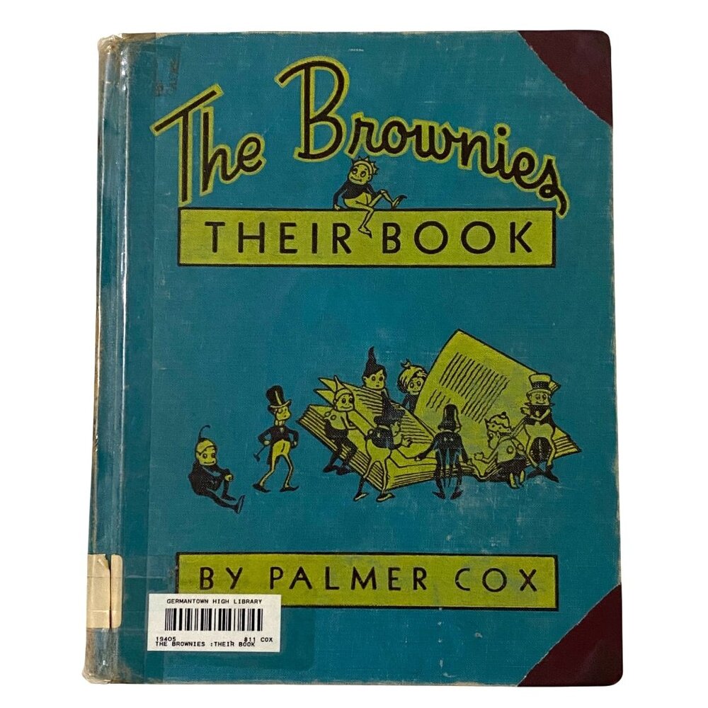The Brownies Their Book Hardcover Palmer Cox‎ Childrens Fiction Poetry Fantasy